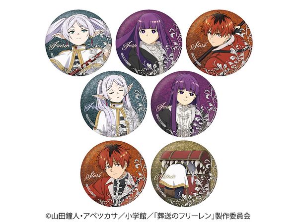 葬送のフリーレン トレーディングメタリック缶バッジ B 1Box 7pcs