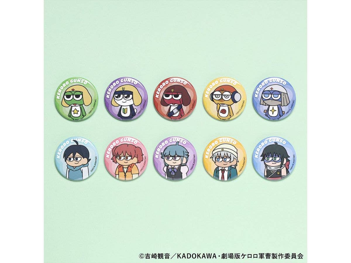 ケロロ軍曹: ジロリトレーディング缶バッジ 1Box 10pcs
