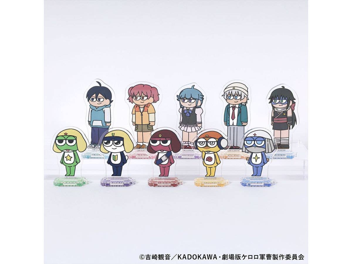 ケロロ軍曹: ジロリトレーディングアクリルスタンド 1Box 10pcs