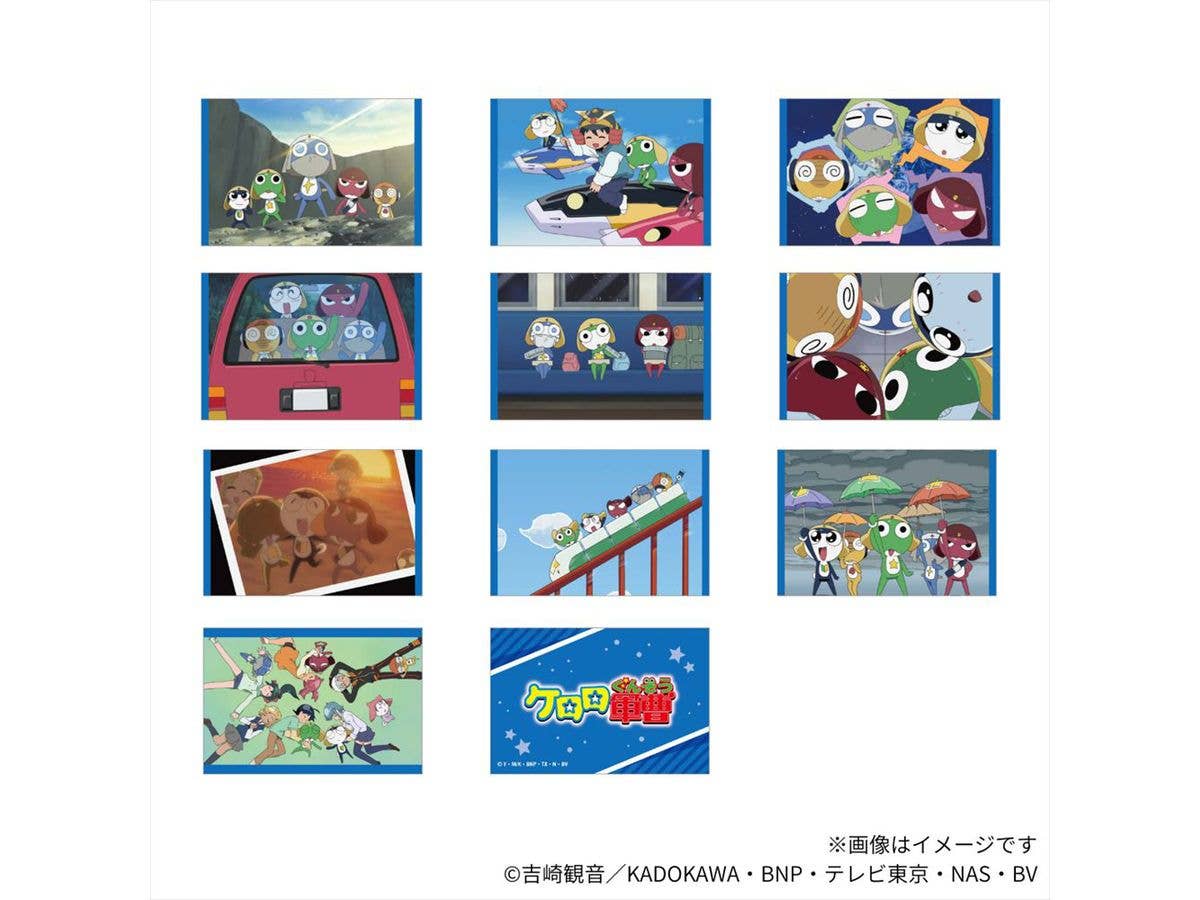 ケロロ軍曹: 推し場面写トレーディングカード 1Box 10pcs