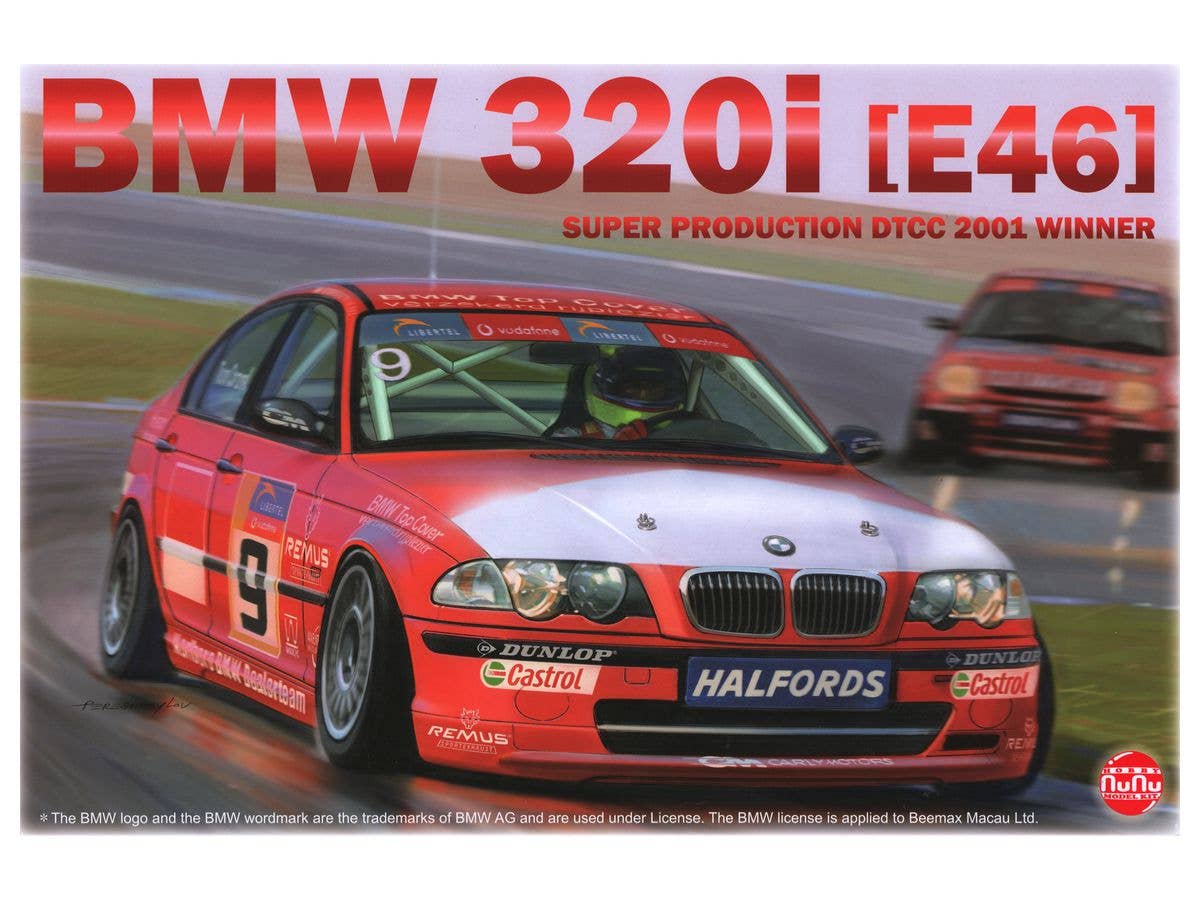 1/24 レーシングシリーズ BMW 320i E46 DTCC ツーリングカーレース 2001 ウィナー