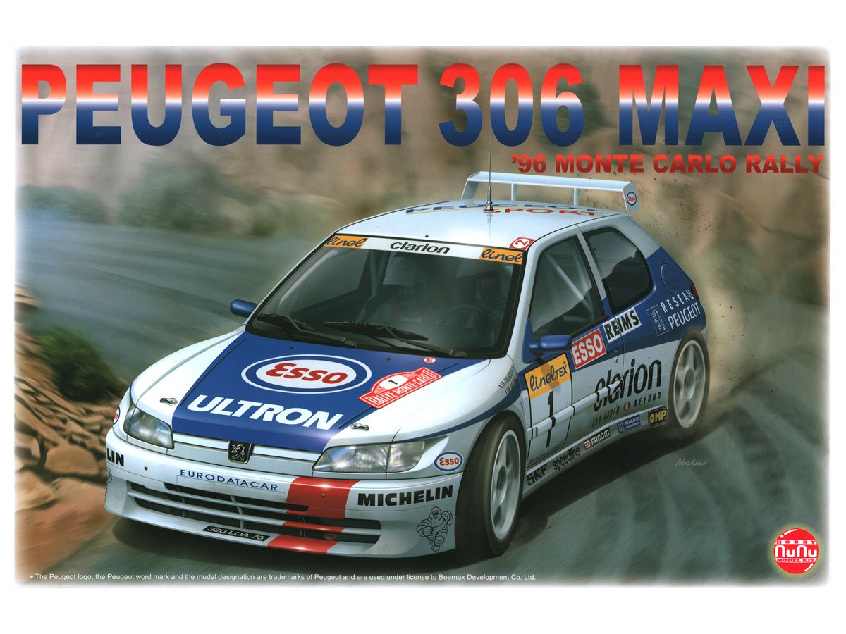 1/24 レーシングシリーズ プジョー306マキシ 1996 モンテカルロラリー