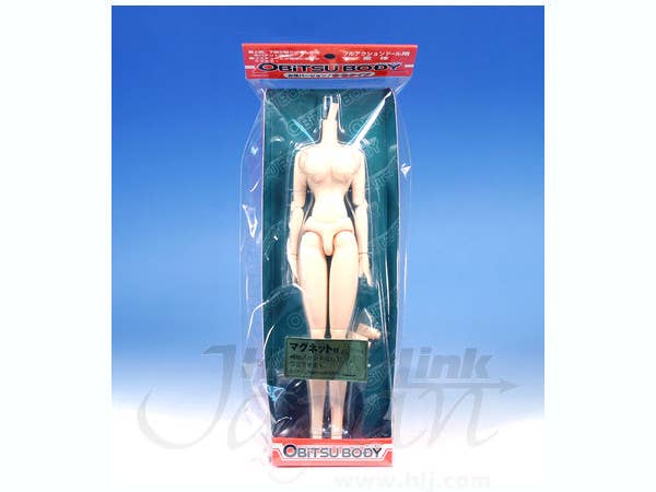 1/6 オビツボディ 女性バージョン ソフトバスト L ホワイティ マグネット付