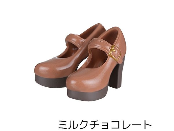 1/6 ヒールストラップシューズ ミルクチョコレート