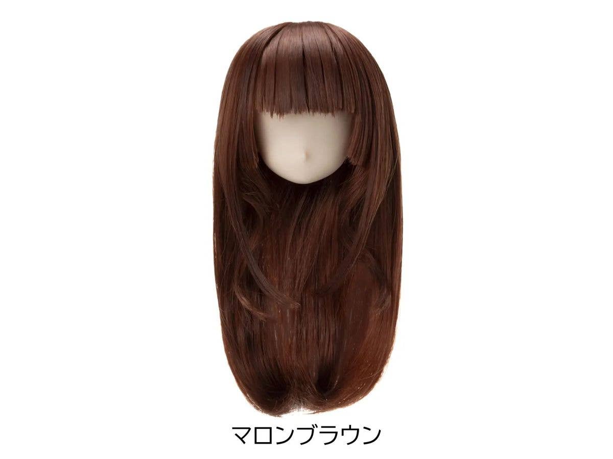 4.5inch M-wig ロングサイドカール マロンブラウン