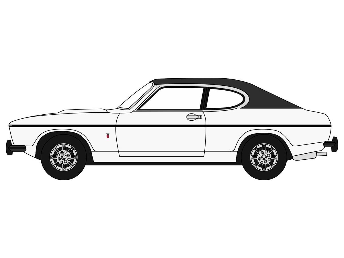 1/76 フォード カプリ Mk2 ホワイト