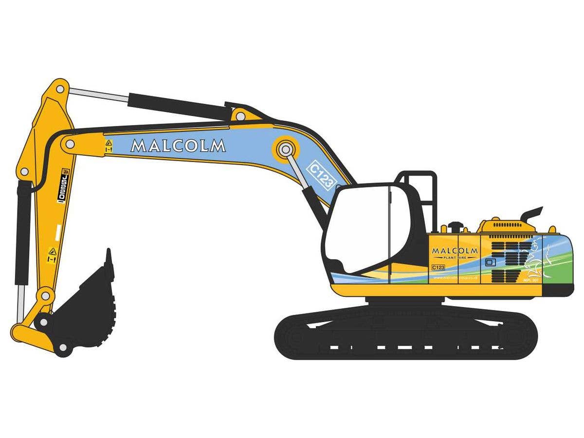 1/76 JCB JS220 トラックッド エクスカベーター W H Malcolm