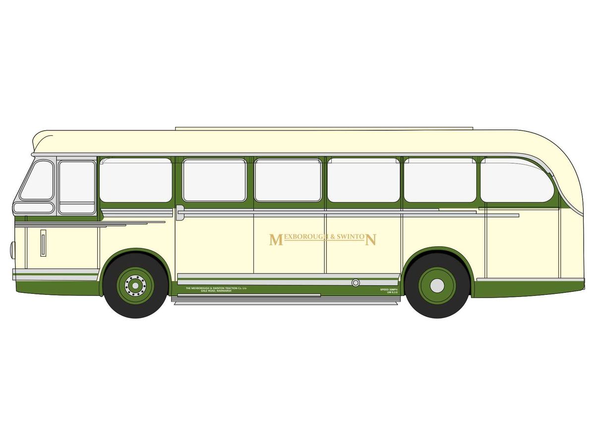 1/76 レイランド ロイヤル タイガー バス Mexborough & Swinton