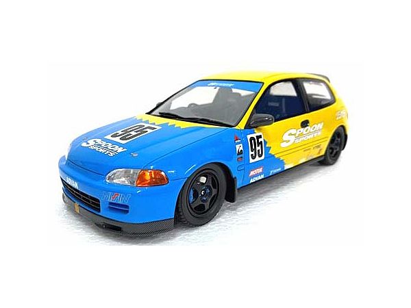 1/18 ホンダ シビック (EG6) スプーン スポーツ(ブルー/イエロー) 香港エクスクルーシブモデル