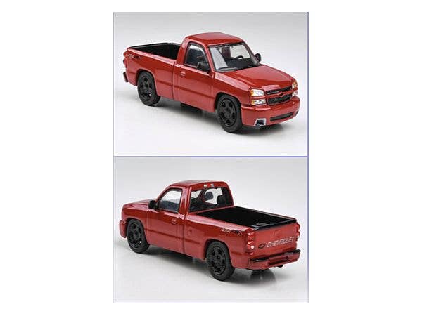 1/64 シボレー シルバラードシングルキャブ 2006年 ビクトリーレッド LHD