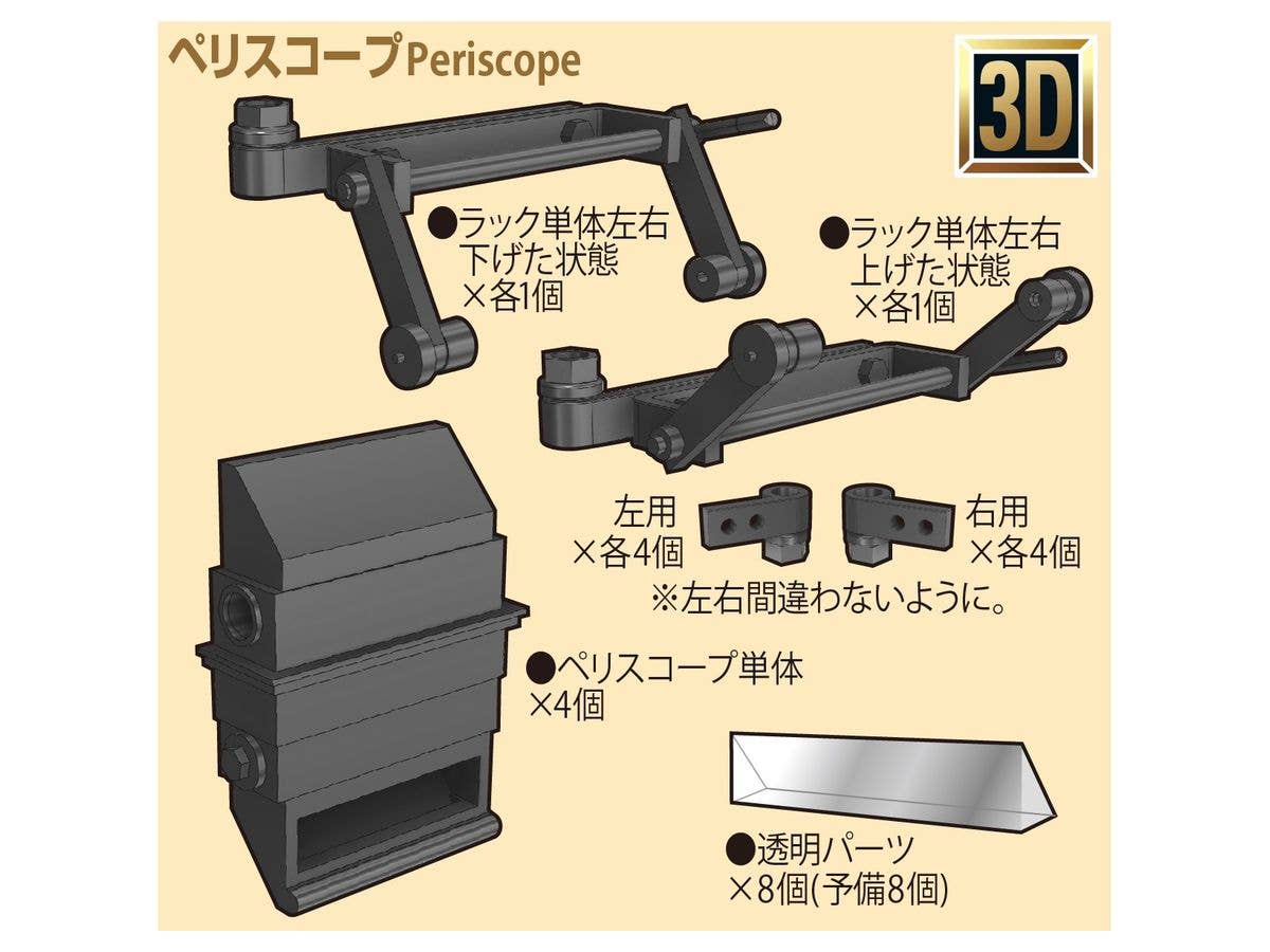 1/35 ナースホルン 3Dペリスコープセット