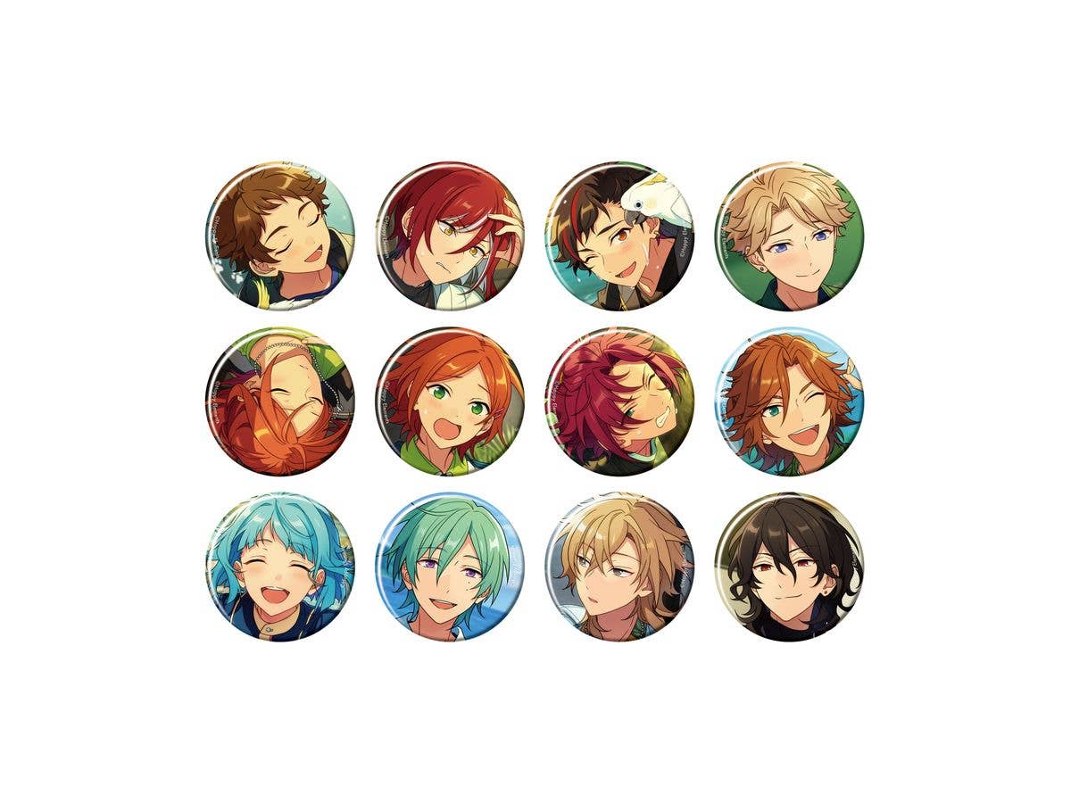 あんさんぶるスターズ!!: コレクション缶バッジ[2025 Jul.]-Casual Side- 1Box 12pcs
