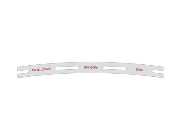 HOゲージ 曲線テンプレート (半径: 762mm/30インチ)