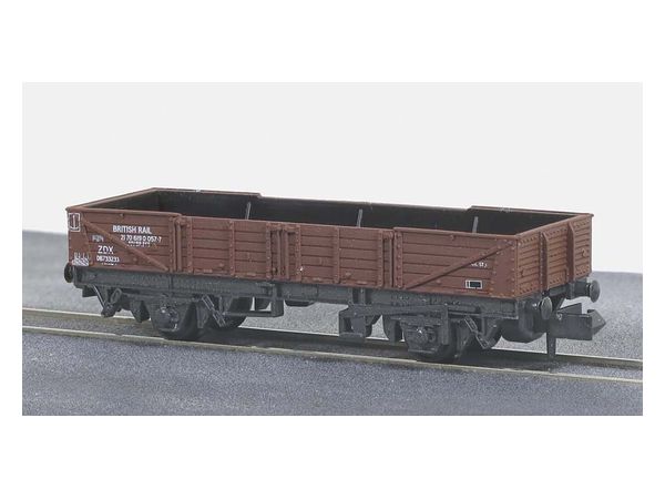 Nゲージ イギリス2軸貨車 フェリーチューブワゴン (イギリス国鉄・錆色)