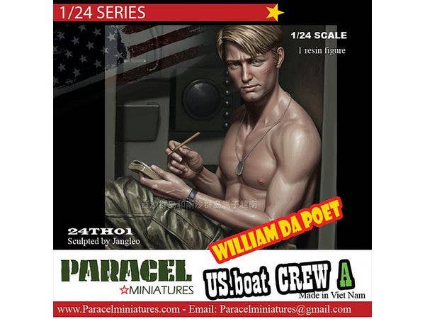 1/24 現用 アメリカ 哨戒艇乗員 #A (詩人ウィリアム)