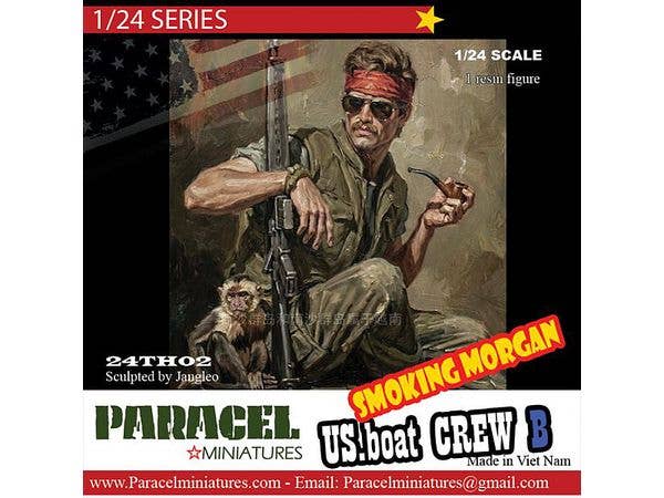 1/24 現用 アメリカ 哨戒艇乗員 #B (スモーキング・モーガン)