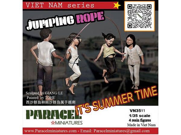1/35 現用 ベトナム 縄跳び遊びの子供たち(4体入)