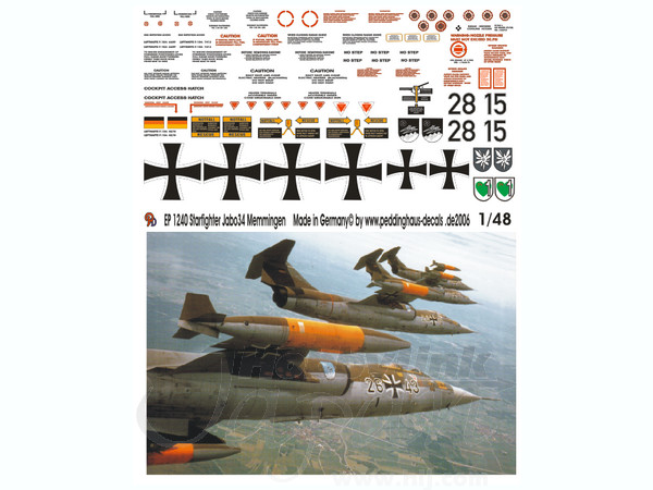1/48 ドイツ空軍Ｆ104Ｇスターファイター第34爆撃大隊