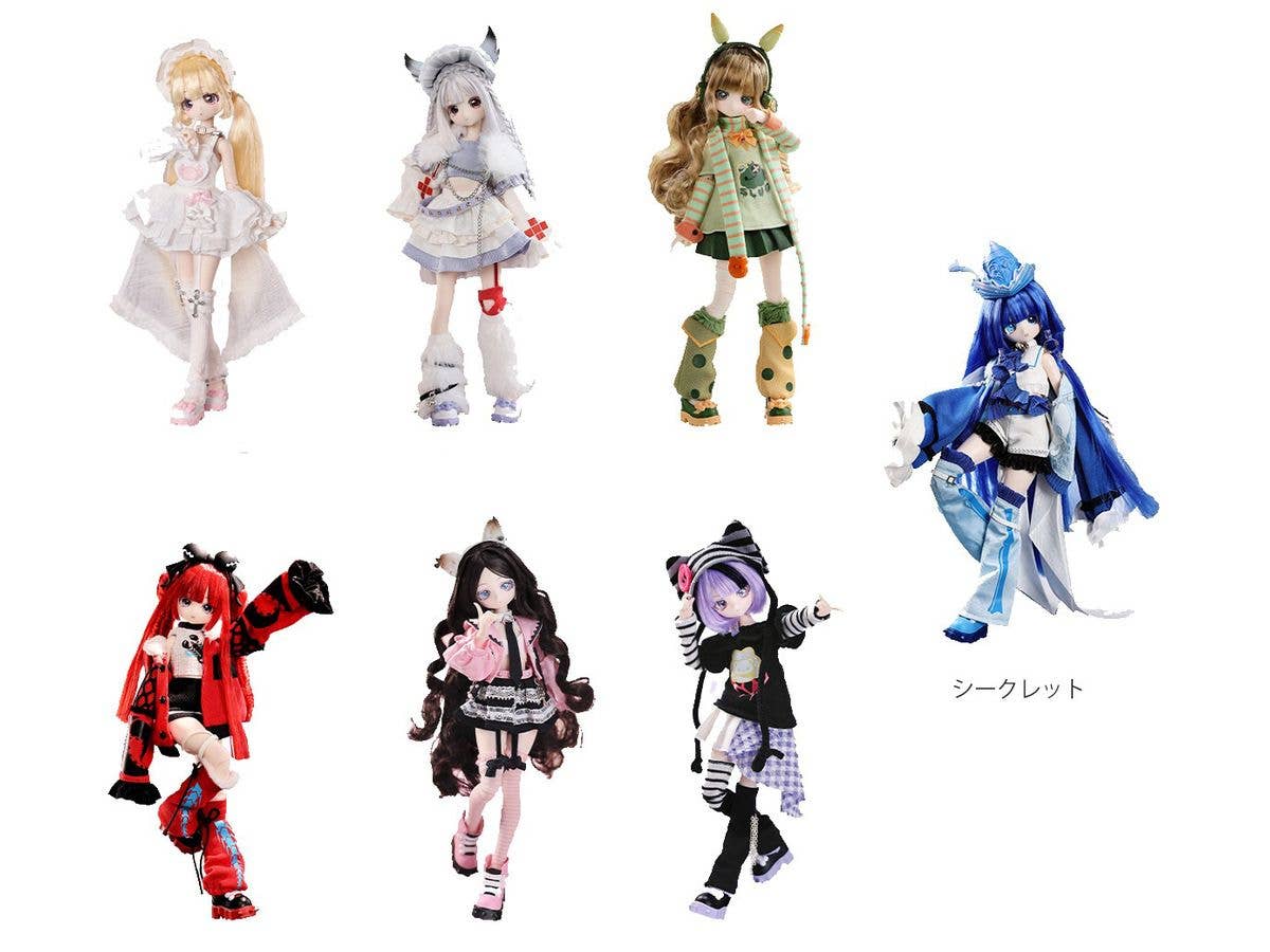 浮昼夜行(ふちゅうやこう)シリーズ トレーディングドール 1Box 6pcs