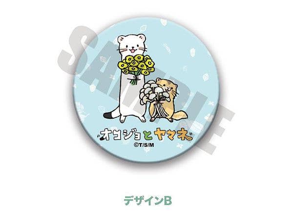オコジョとヤマネ マグネットクリップ B
