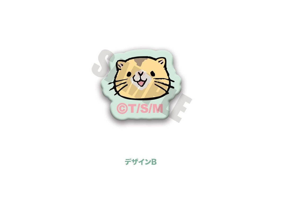オコジョとヤマネ 刺繍ブローチ B ヤマネ