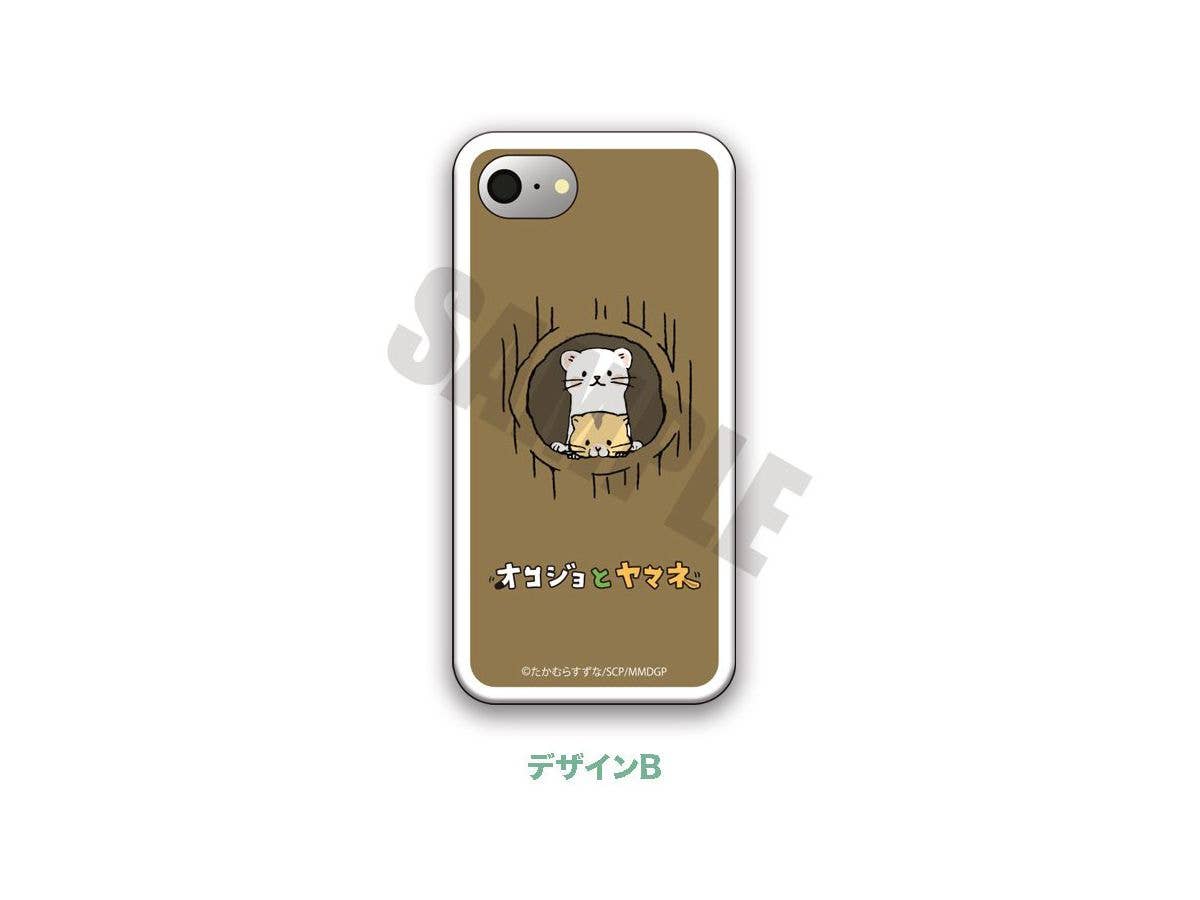 オコジョとヤマネ スマホハードケース (iPhone X) B
