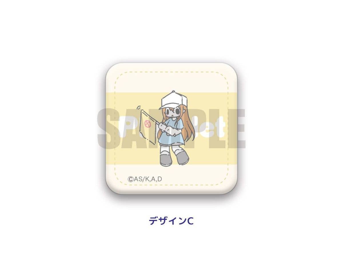 はたらく細胞 レザーバッジ SEWEETOY-SC 血小板