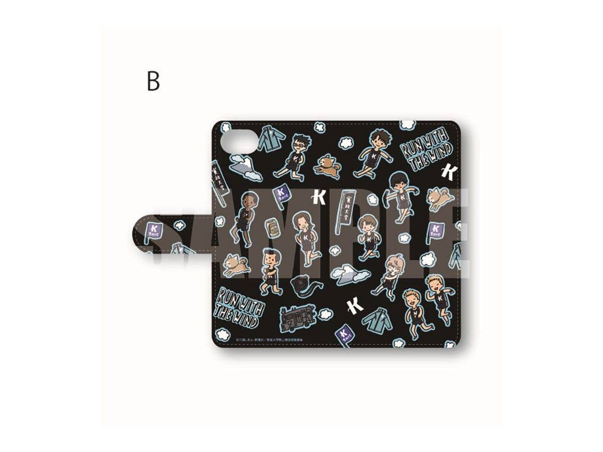 風が強く吹いている 手帳型スマホケース (iPXS MAX) PlayP-B