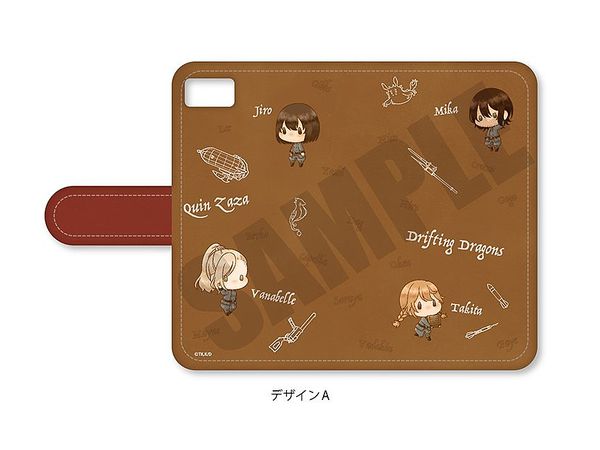 空挺ドラゴンズ 手帳型スマホケース (iP5/5s/SE) POTE-A