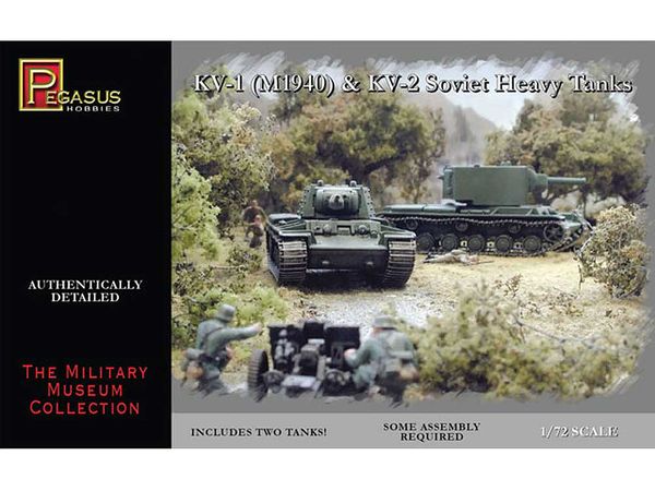 1/72 WW.II ソビエト軍 重戦車 KV-1&KV-2 セット