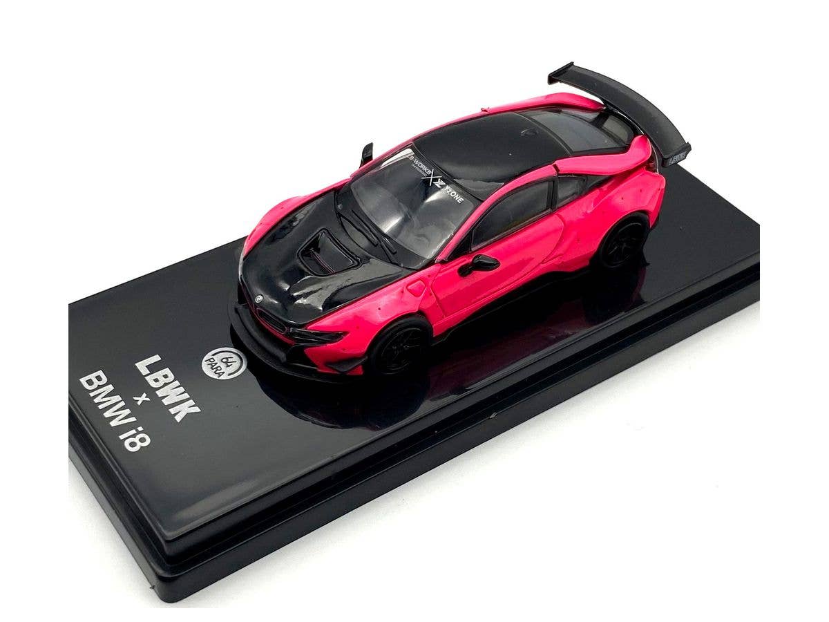 1/64 リバティウォーク BMW i8 ホットピンク / ブラック LHD
