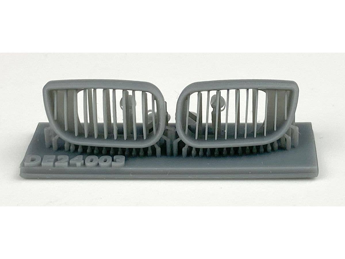 1/24 BMW 320i E46用 フロントグリル&ボンネットピン 3Dプリントパーツ