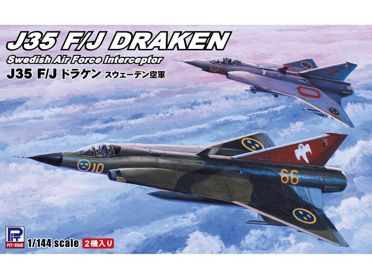 1/144 J35 F/J ドラケン スウェーデン空軍
