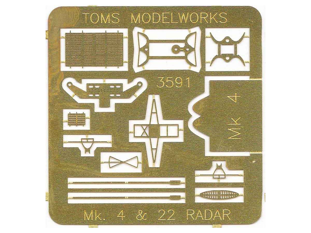 1/350 アメリカ海軍 Mk.4レーダー