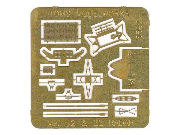 1/350 アメリカ海軍 Mk.12レーダー