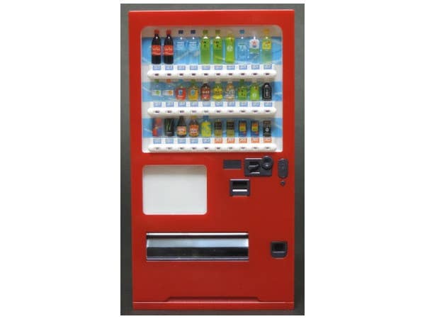 1/12 自動販売機 (赤)