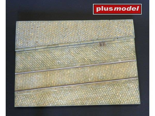 1/35 ディスプレイベース:軌道敷のある石畳の通り