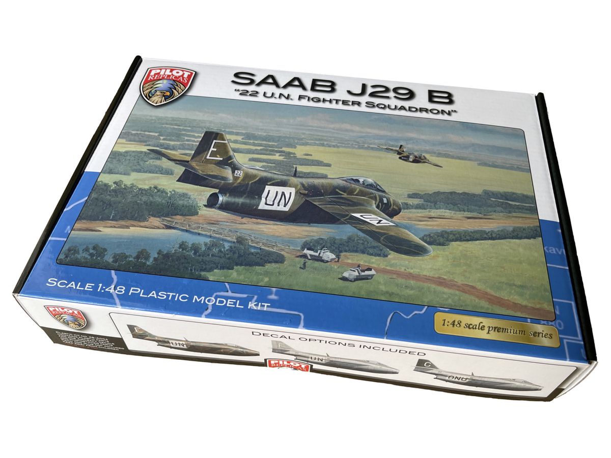 1/48 サーブ J29B 戦闘機 コンゴ連合軍第22飛行隊