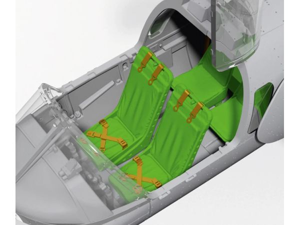 1/48 サーブ 105/SK60 4座型改造パーツセット (パイロットレプリカ用)