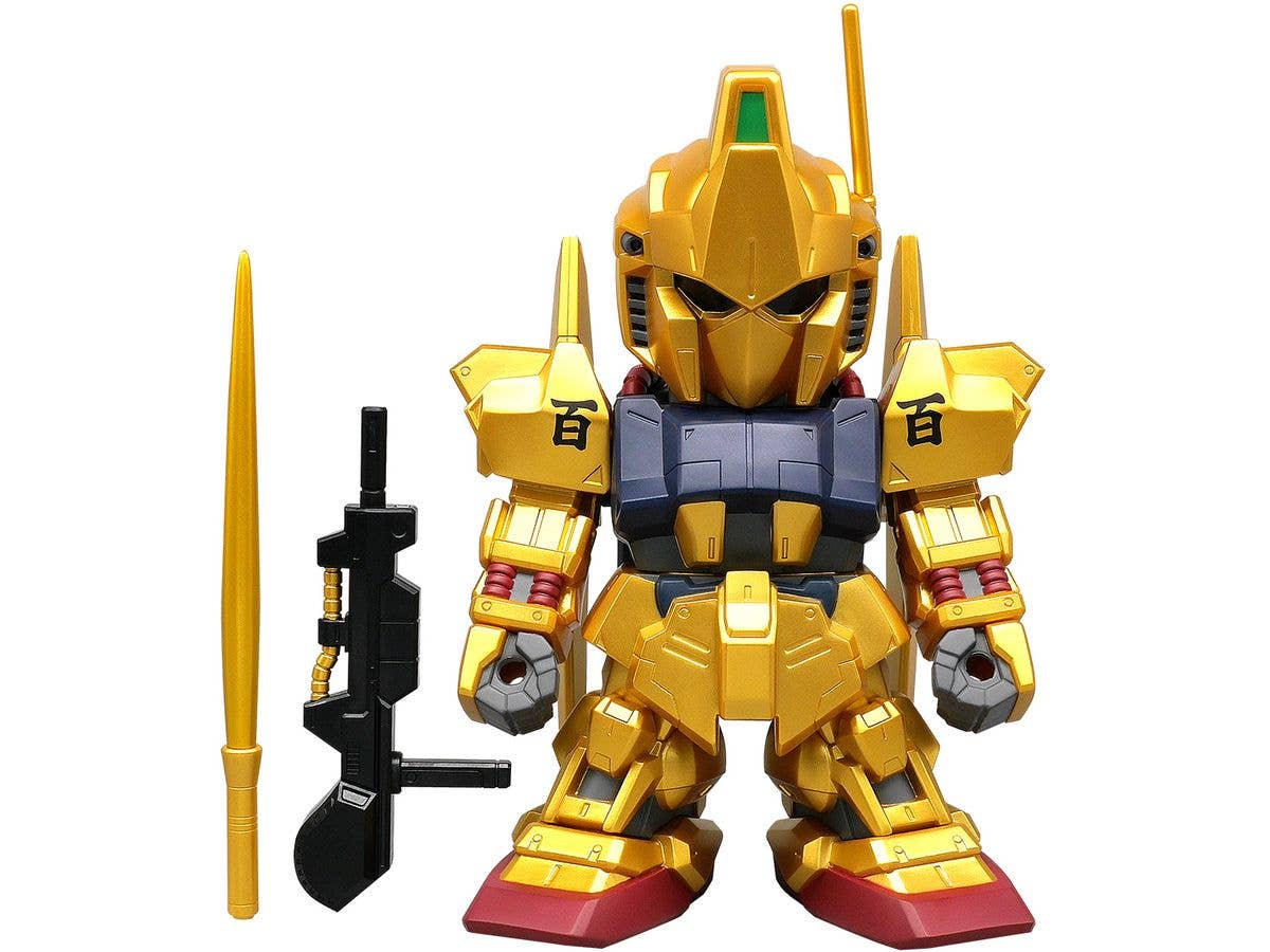 ジャンボソフビフィギュアSD MSN-00100 SD 百式 限定・ゴールドバージョン