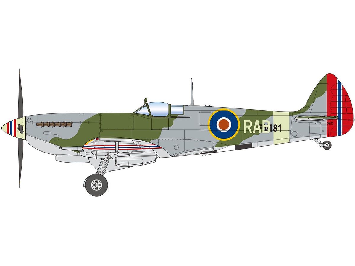 1/72 WW.II イギリス空軍 スピットファイアMk.IXc 第127飛行隊 ノルマンディ