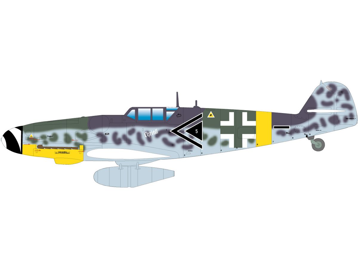1/48 WW.II ドイツ空軍 メッサーシュミット Bf-109 G-6 第52戦闘航空団