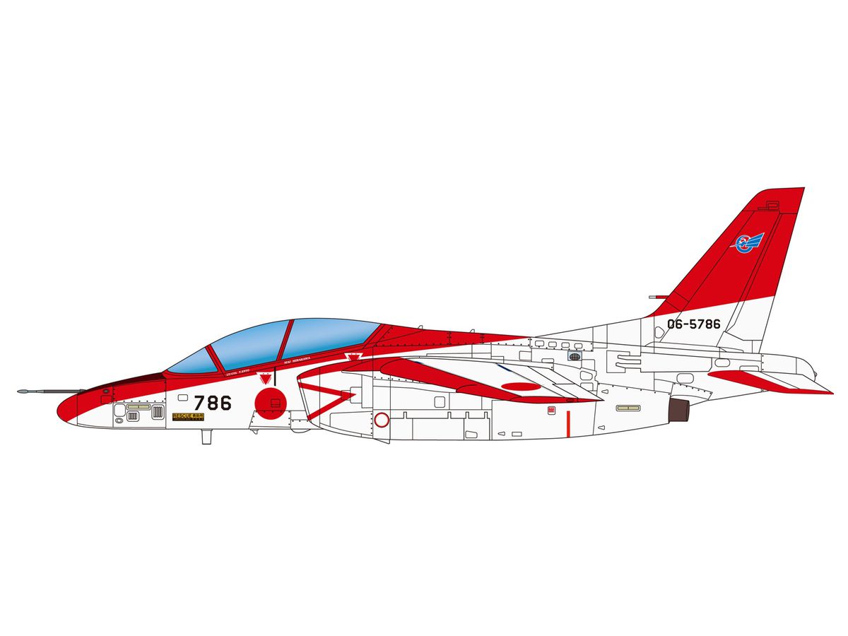 1/100 航空自衛隊 T-4 レッドドルフィン