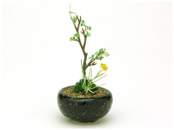 1/12 THE BONSAI 丸鉢寄せ植え (黒)