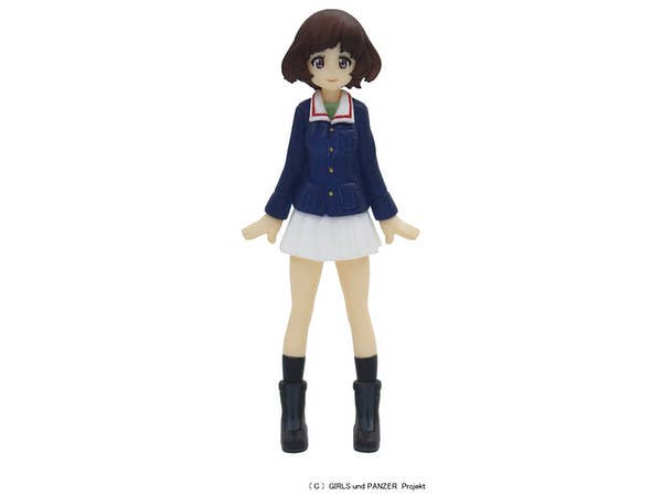1/35 イメージスケール ガールズ&パンツァー 秋山優花里 フィギュア PVC製塗装済み完成品