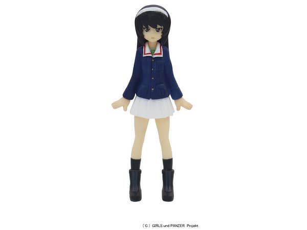 1/35 イメージスケール ガールズ&パンツァー 冷泉麻子 フィギュア PVC製塗装済み完成品