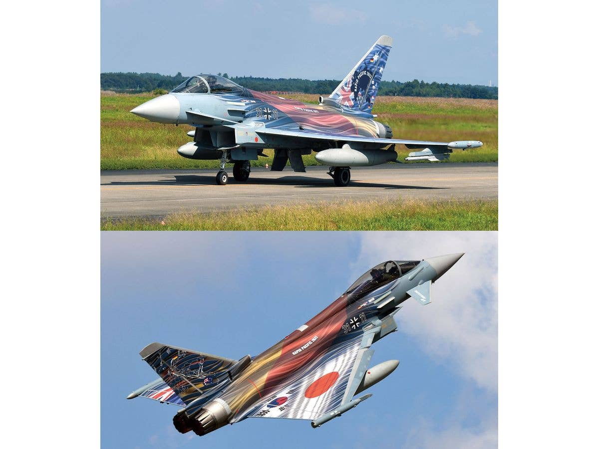 1/144 ドイツ空軍 ユーロファイター タイフーン ラピッド・パシフィック2022 特別塗装機