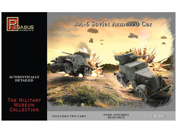 1/72 WW.II ソビエト軍 BA-6装甲車 (2輌セット)