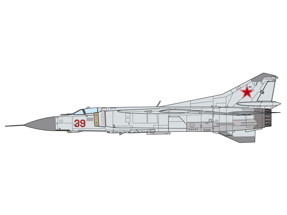 1/48 ソ連空軍戦闘機 MiG-23MF フロッガーB ソビエト連邦空軍