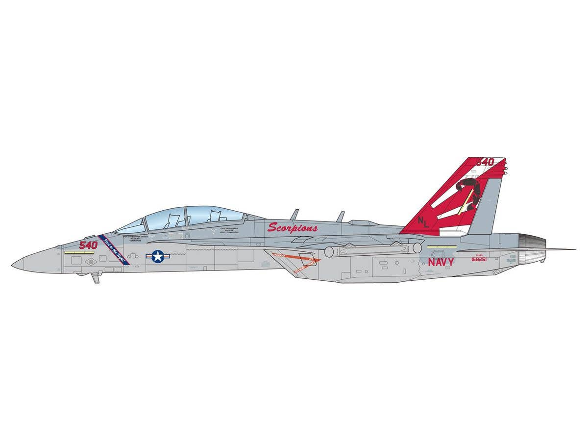1/48 アメリカ海軍 電子戦機 EA-18G グラウラー 三沢 2021 CAGバード VAQ-132 スコーピオンズ